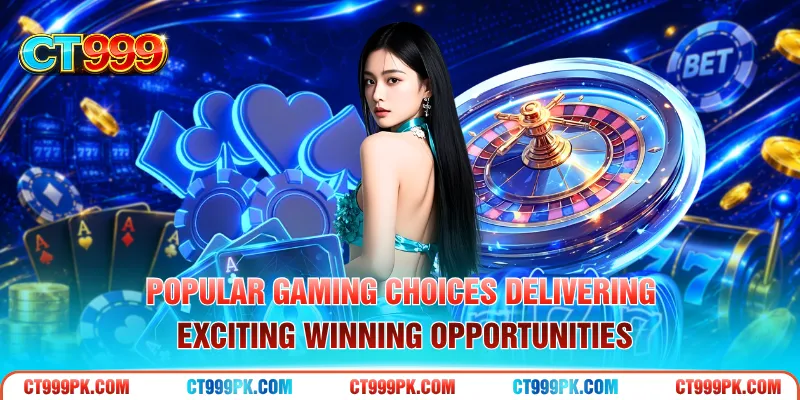 Popular gaming choices delivering exciting winning opportunities